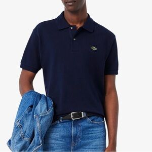 Lacoste Dark Blue Polo Shirt Timeless Comfort NWT